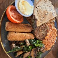 Full Vegan Breakfast   at The Midge Bite Cafe in Achnasheen