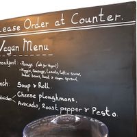Vegan Menu at The Midge Bite Cafe in Achnasheen