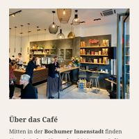 Screenshot from their homepage at Café Barbera in Bochum