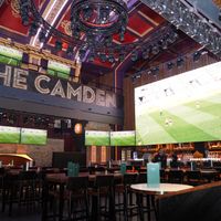 Sports Bar- Biggest 4K indoor screen in Europe at The Camden in Dublin