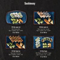 Veggie menu at Aiko Sushi in Lund