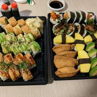 Veggie Trio Deluxe at Aiko Sushi in Lund