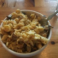 Gluten-free mushroom mac and cheese! at FuD in Kansas City