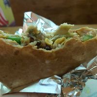 Veggie wurger with guacamole at Amigo Texmex in Waterford