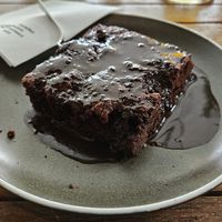 Veganer Schokokuchen at Moserwirt Gasthof in Maria Alm