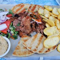 Vegan gyros at Zorbas in Zakynthos