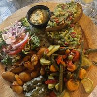 vegan meze (tapas) 😍😍  at Zorbas in Zakynthos