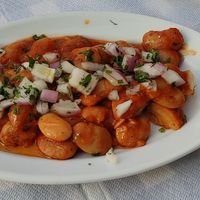 Butter beans at Zorbas in Zakynthos