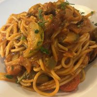 Spaghetti vegan   at Zorbas in Zakynthos