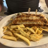 Gyros in a wrap   at Zorbas in Zakynthos