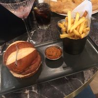 Moving mountains vegan burger at The Milehouse in Newcastle-under-lyme