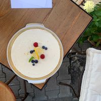 vegan lemon cake at Patina in Mannheim