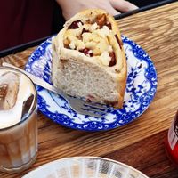 Cinnamon roll at Patina in Mannheim