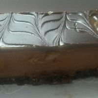 Salted caramel cheesecake slice at Cafe Under the Spire in Gateshead