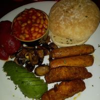 All Day Vegan Breakfast. at Cafe Under the Spire in Gateshead