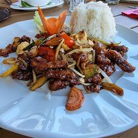 Gan Bian mit "Hühnerfleisch" at Tau in Vienna