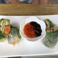 Seegras summer rolls   at Tau in Vienna
