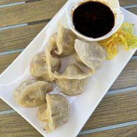Veg dumplings   at Tau in Vienna