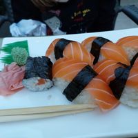 Saki (like fish) sushi and maki at Tau in Vienna