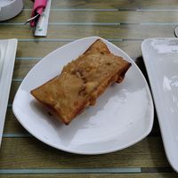 Huge spring roll at Tau in Vienna