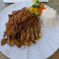 Szechuan "duck" at Tau in Vienna