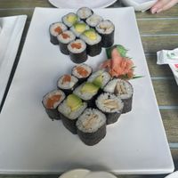 Salmon, avocado, chicken  at Tau in Vienna