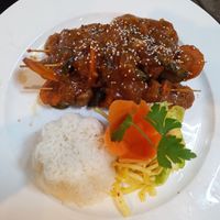 Satay "chicken" at Tau in Vienna