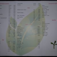 getränkekarte /drink menu at Tau in Vienna