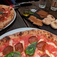 Vegan pepperoni and charcuterie at Hector's Artisan Pizzeria in Dunbar