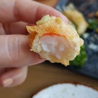 Vegan shrimp tempura at ZIZO in Zandvoort