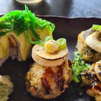 King oyster mushroom sushi is the best sushi roll I ever had at ZIZO in Zandvoort