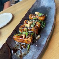 Marinated tofu at ZIZO in Zandvoort