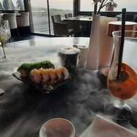 Smoke on the table  at ZIZO in Zandvoort