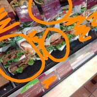 Antipastistulle, blackbean Burger, Pizzaschnecke ist vegan at Alnatura in Gottingen