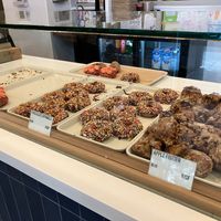 Donut options at Babes in Sacramento