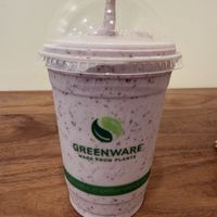 Blueberry cheesecake milkshake with oat milk - so good!   at Babes in Sacramento