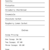 Menu1 at Babes in Sacramento