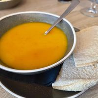 Sweet potato soup at The Caley Inn - Caledonian Hotel in Ullapool