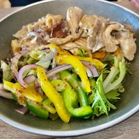 Wild Mushrooms bound in a Garlic Cream 
served on Sourdough.   at The Caley Inn - Caledonian Hotel in Ullapool