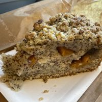 My cake: Apricot-Mohn-Streusel  at Café Flowery in Koblenz