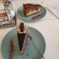 Oreo Cake and Cherry Chocolate Cake at Café Flowery in Koblenz