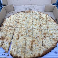 Vegan cheesy bread.   at Monroe Pizza & Pints in Monroe