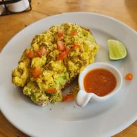 Tofu scramble at Home Grain Breakfast and Bistro in Phuket