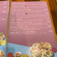 Menú  at Home Grain Breakfast and Bistro in Phuket