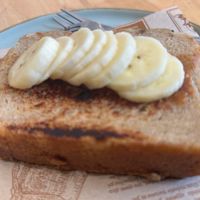 Super delicious vegan banana bread.  at Home Grain Breakfast and Bistro in Phuket