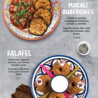 Menu at Fattoush in Ghent