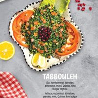 Menu at Fattoush in Ghent