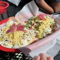 Thai style veggie tacos at Westside Taco Co in Tumalo