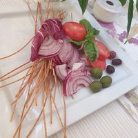 Salad ........ at Monnalisa in Sorrento