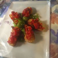 Bruschetta at Monnalisa in Sorrento